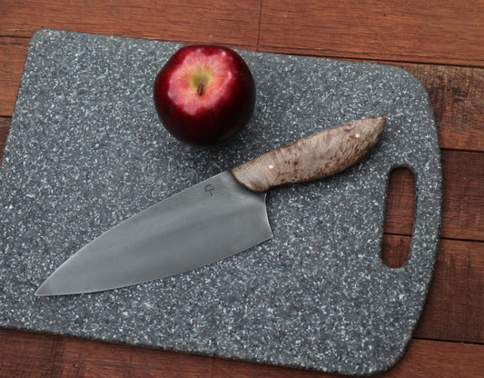 7.5 inch Custom Chefs knife, maple burl