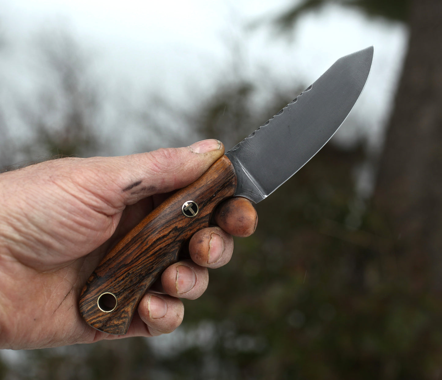 Spay point utility, bocote wood