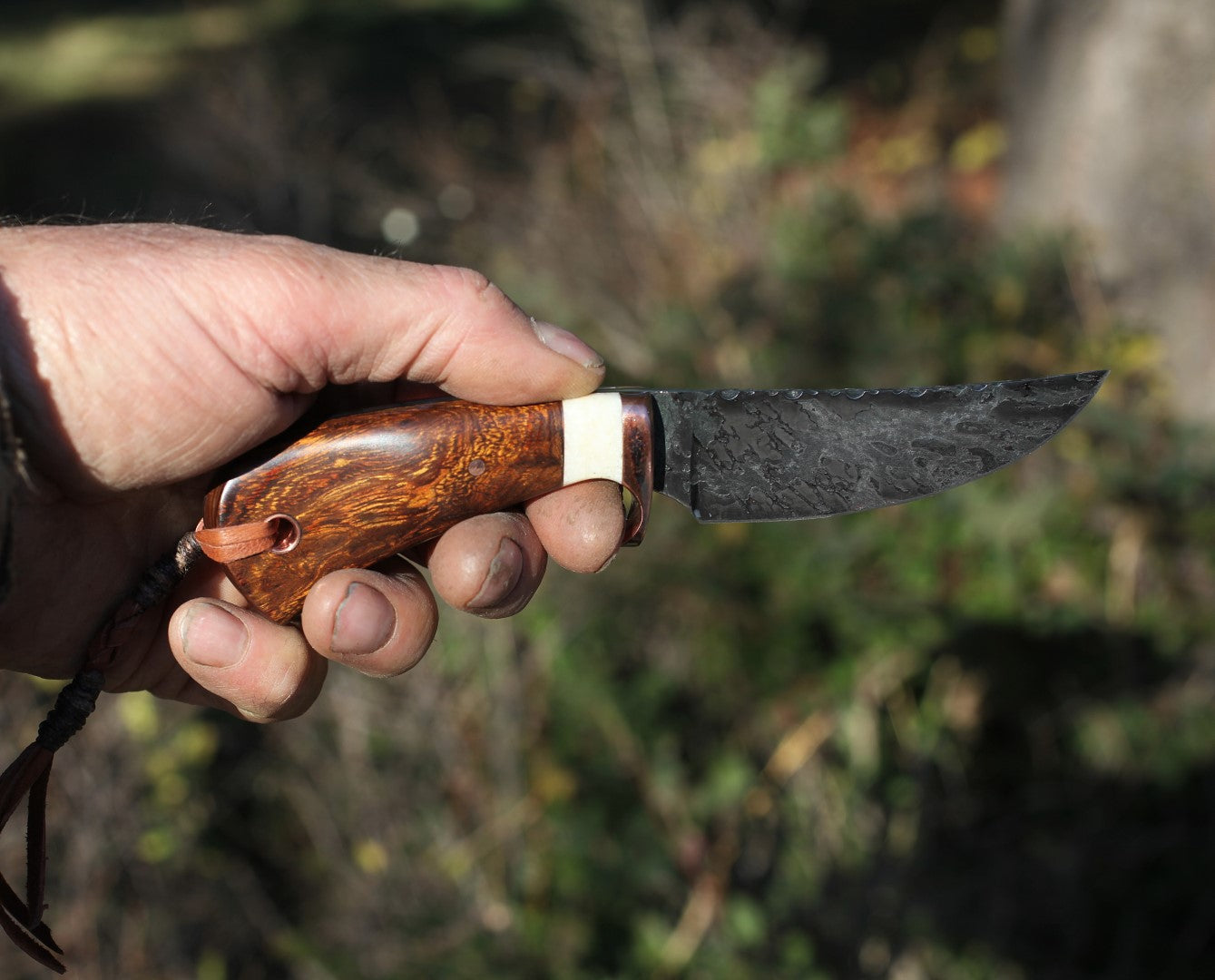 3 Finger Utility, ironwood/fossil tusk