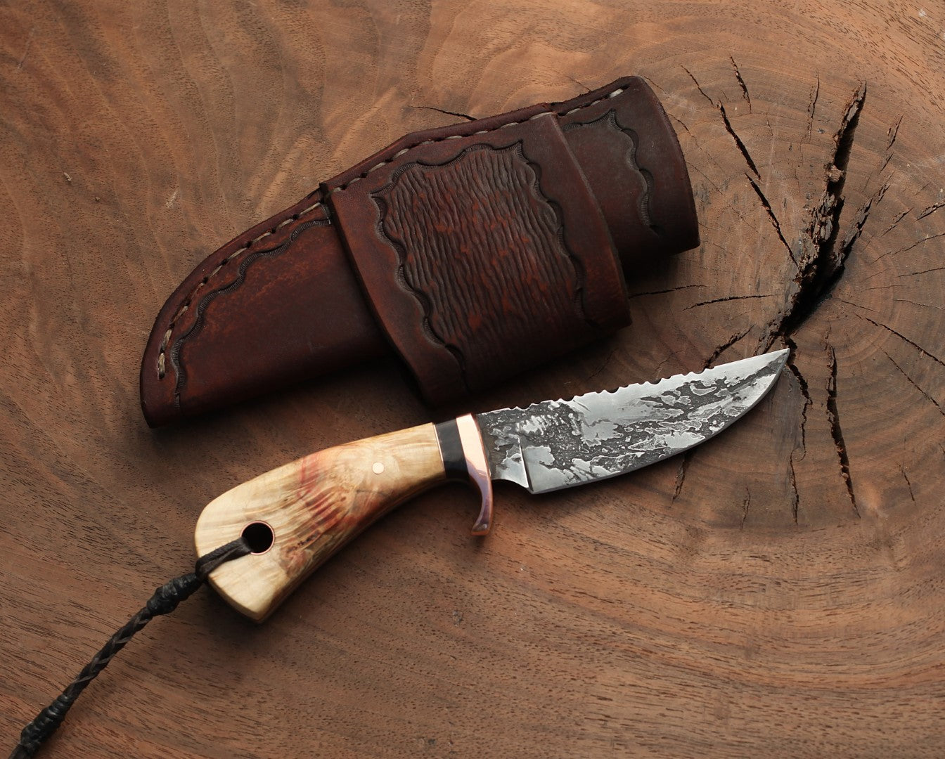 3 Finger Utility, box elder and horn