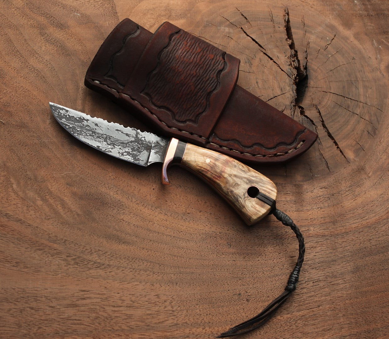 3 Finger Utility, box elder and horn