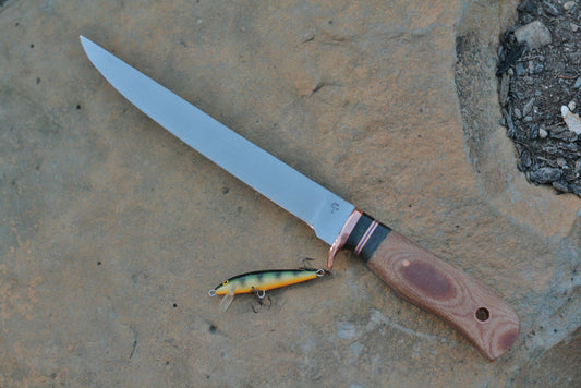 Custom handmade filet/fishing knife