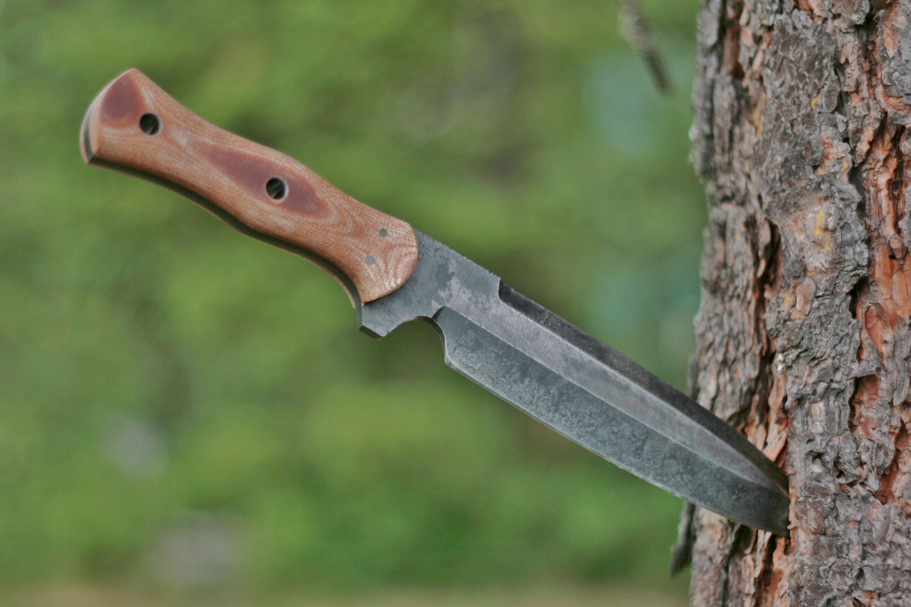 Custom spearpoint Walkabout knife