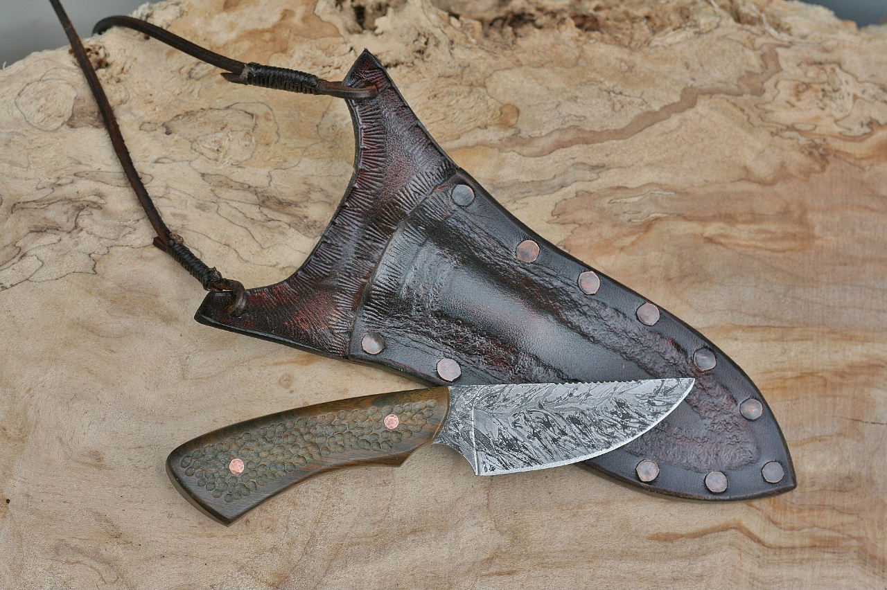 Custom necker, lignum vitae