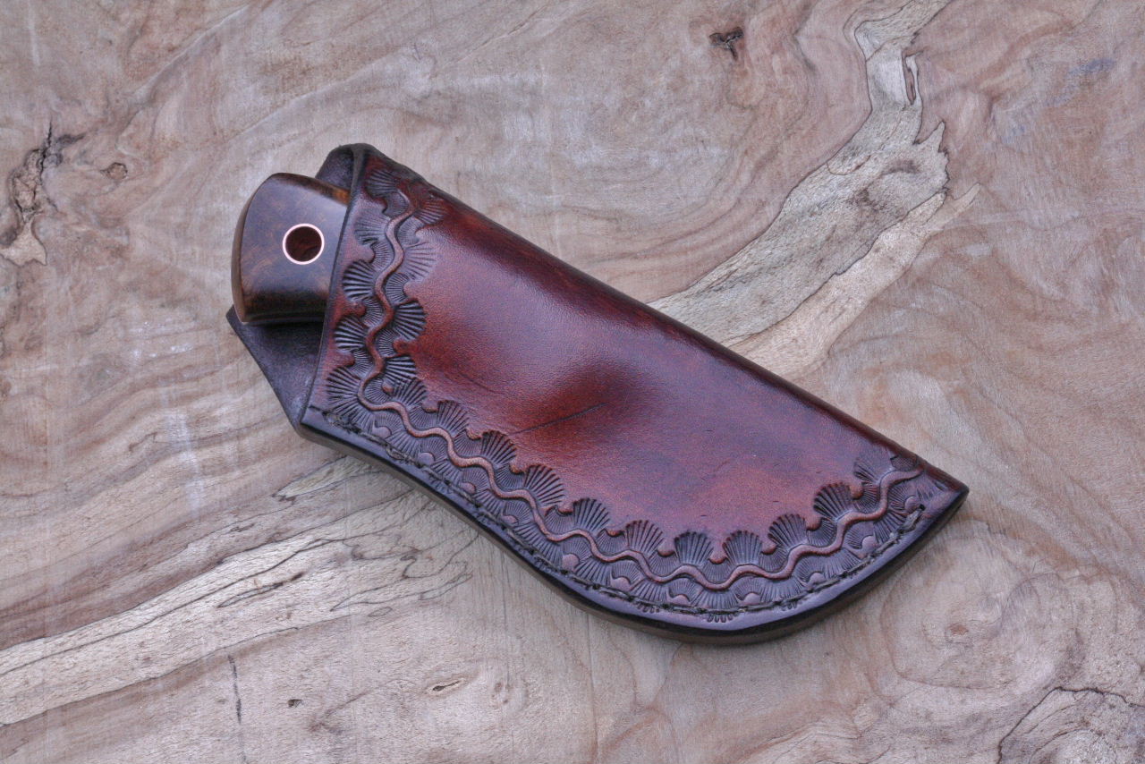 3 finger skinner, ironwood burl