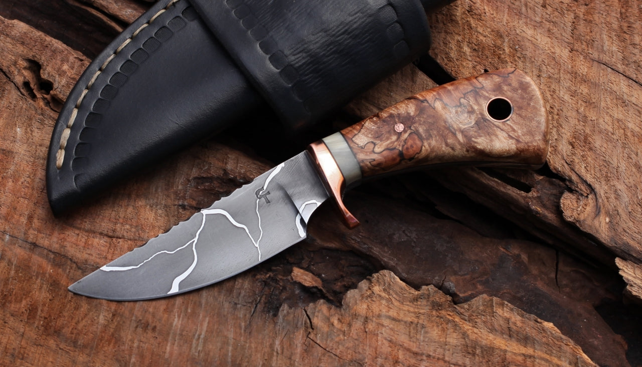 Custom 3 Finger utility, spalted maple