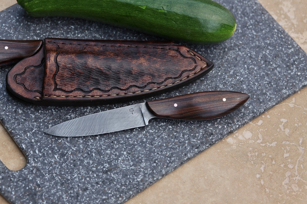 Custom chef set, Macassar ebony