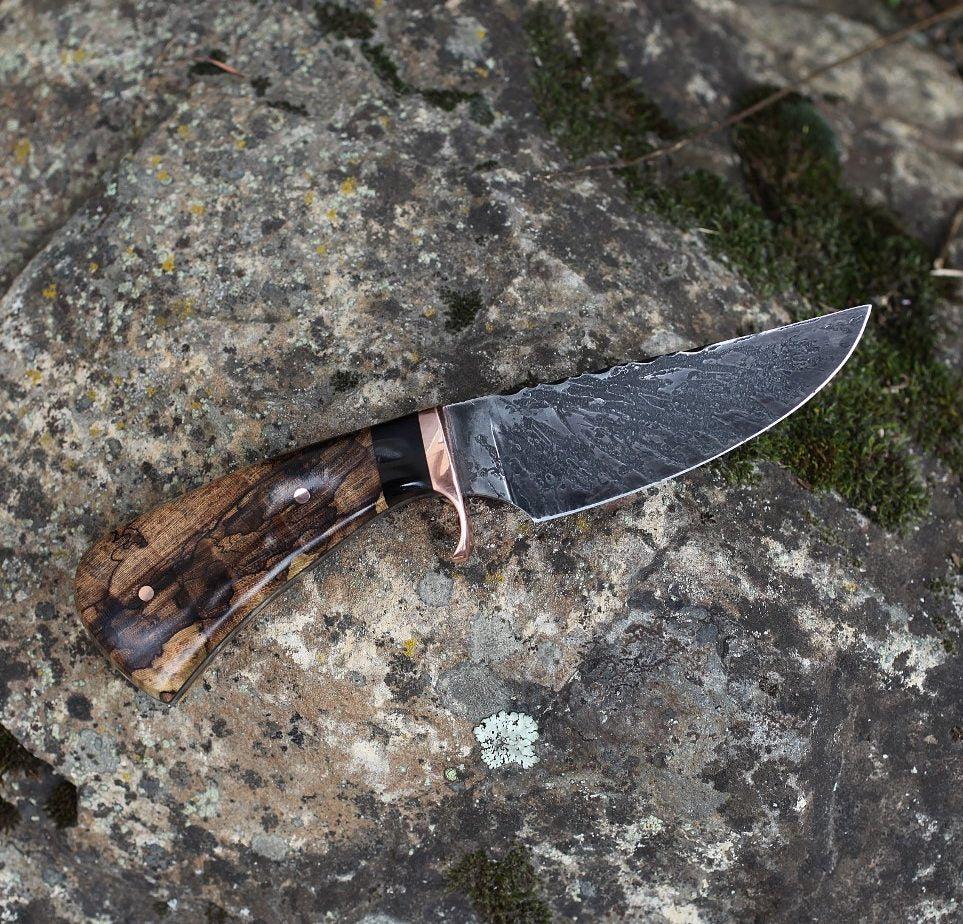 3 Finger utility, spalted maple