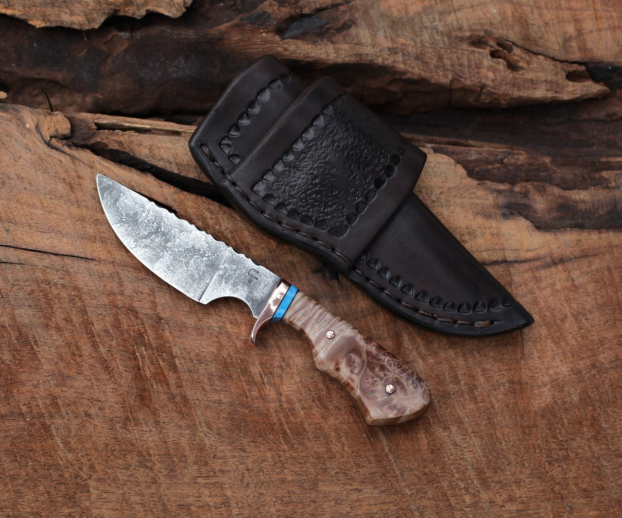 Little Guy EDC, maple burl