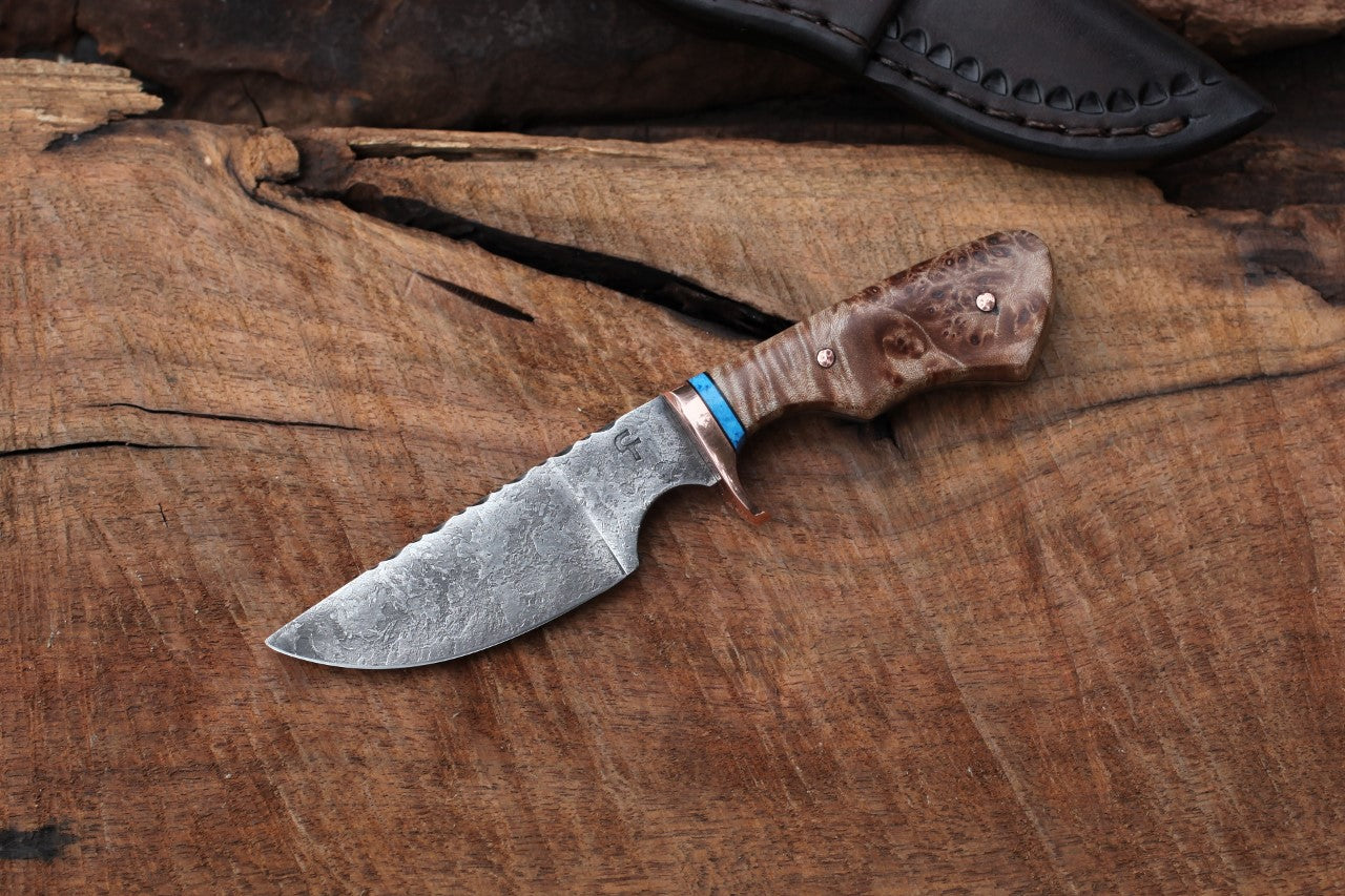 Little Guy EDC, maple burl