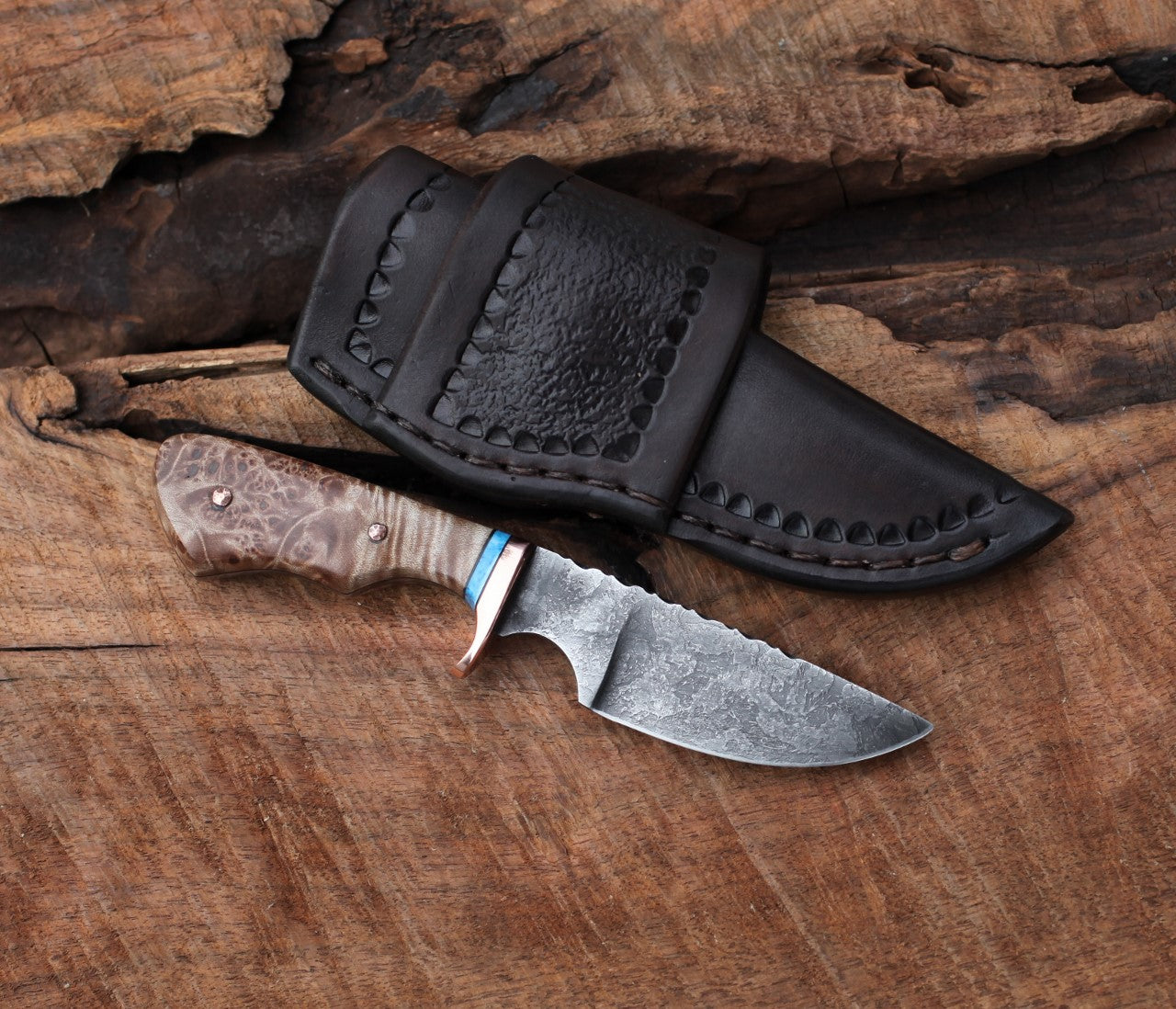 Little Guy EDC, maple burl