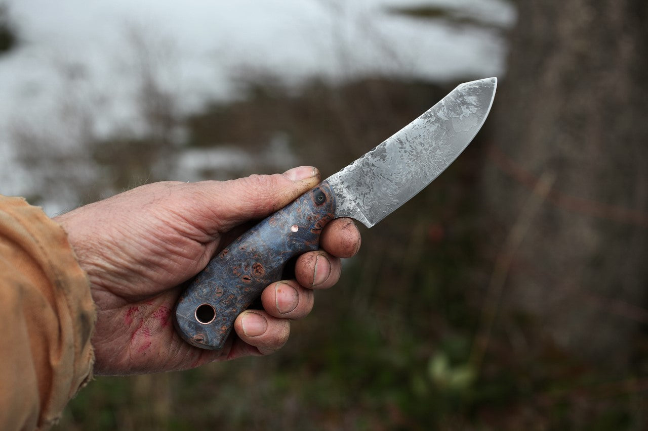 Custom Spay point utility/hunting, maple burl