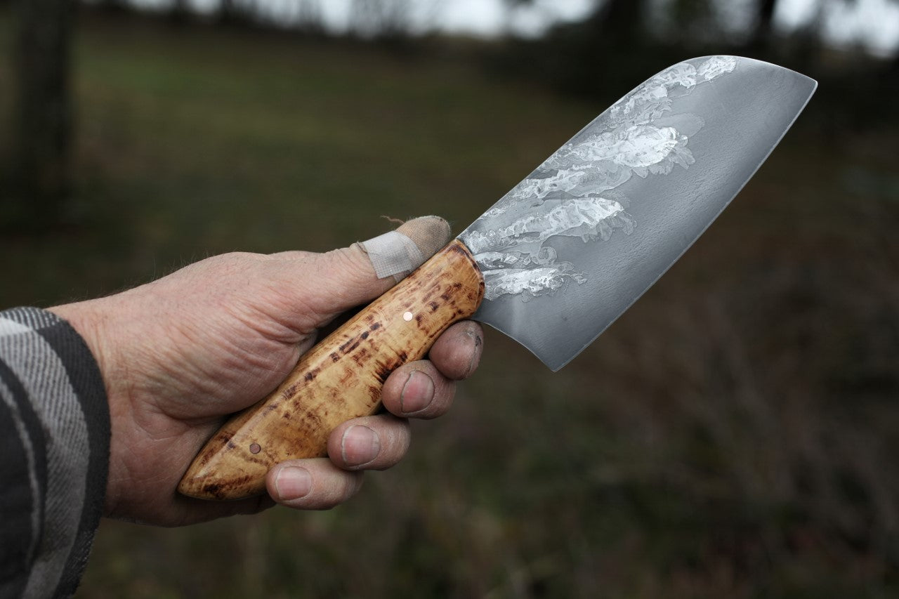 5.5 inch Camp/Chef knife, black locust