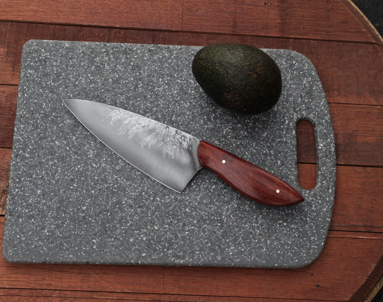 6.5 inch Custom Chefs knife, bubinga