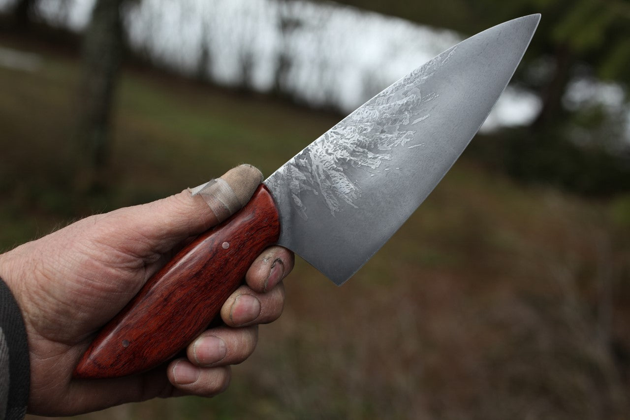 6.5 inch Custom Chefs knife, bubinga