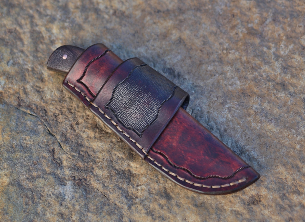 Custom bird and trout, African rosewood