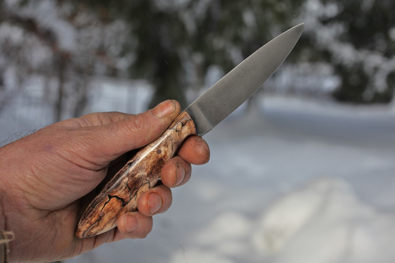 3 Custom Paring knives, 3.5 inch cutting edge