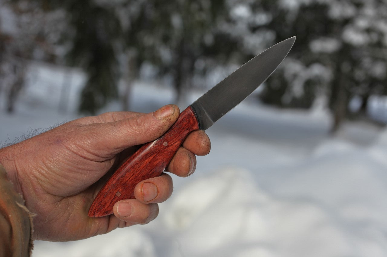 3 Custom Paring knives, 3.5 inch cutting edge