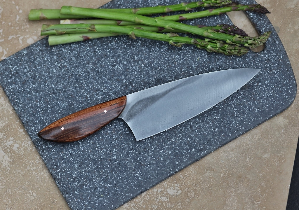 Custom 7 inch Chefs knife, Borneo ebony