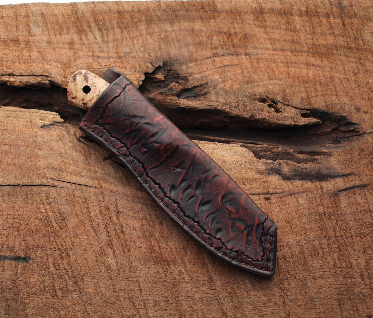 Custom Spay Point Camp Knife