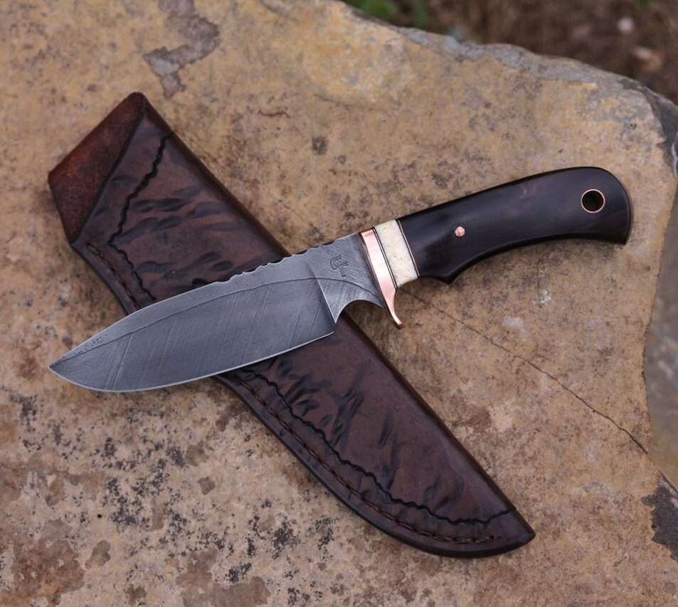 Large Game Hunter/Camp knife, African blackwood