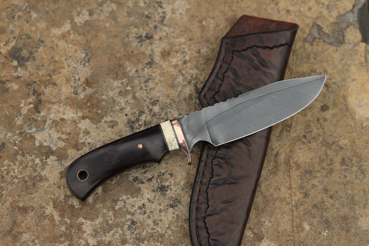 Large Game Hunter/Camp knife, African blackwood