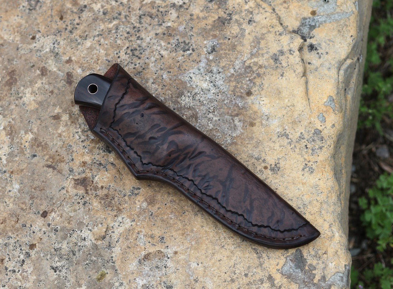 Large Game Hunter/Camp knife, African blackwood