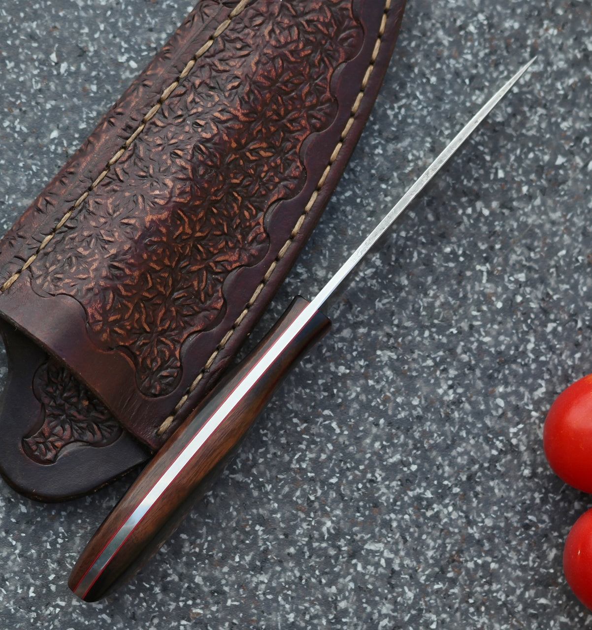Custom chef set, Macassar ebony