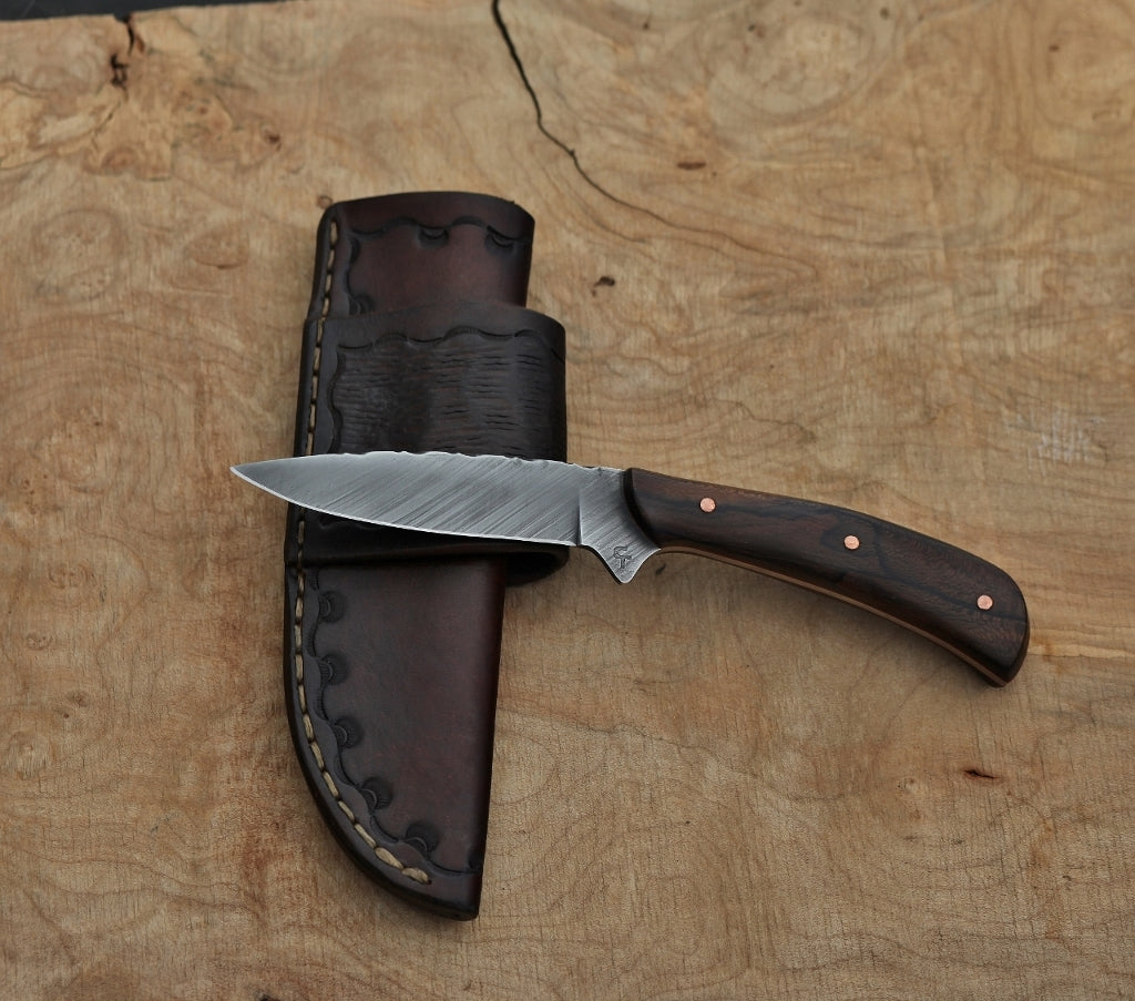 Bird and Trout, ziricote wood