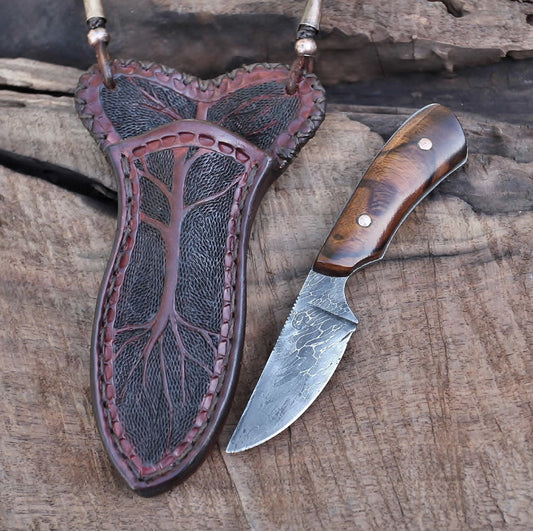 Cable neck knife (oil drill rig) , ironwood