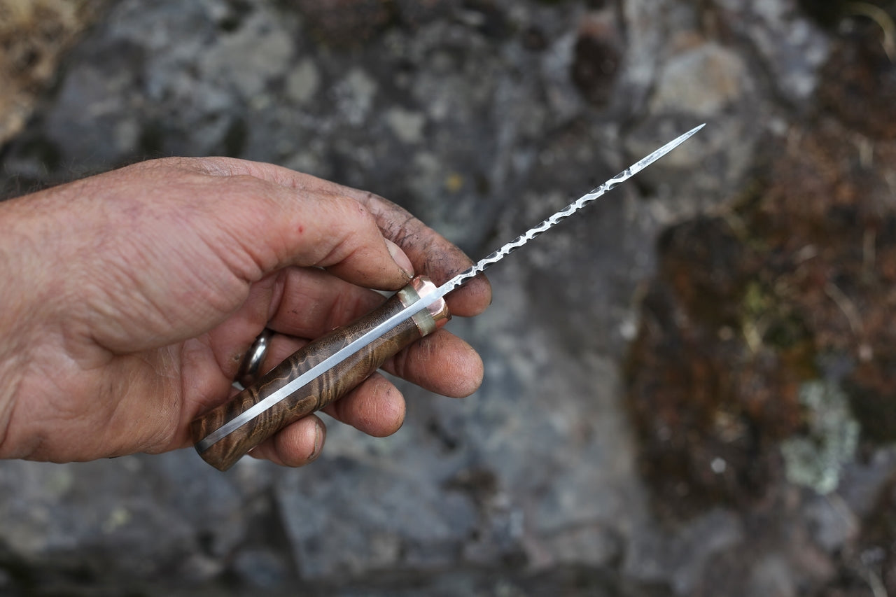 Utility/skinner, figured maple