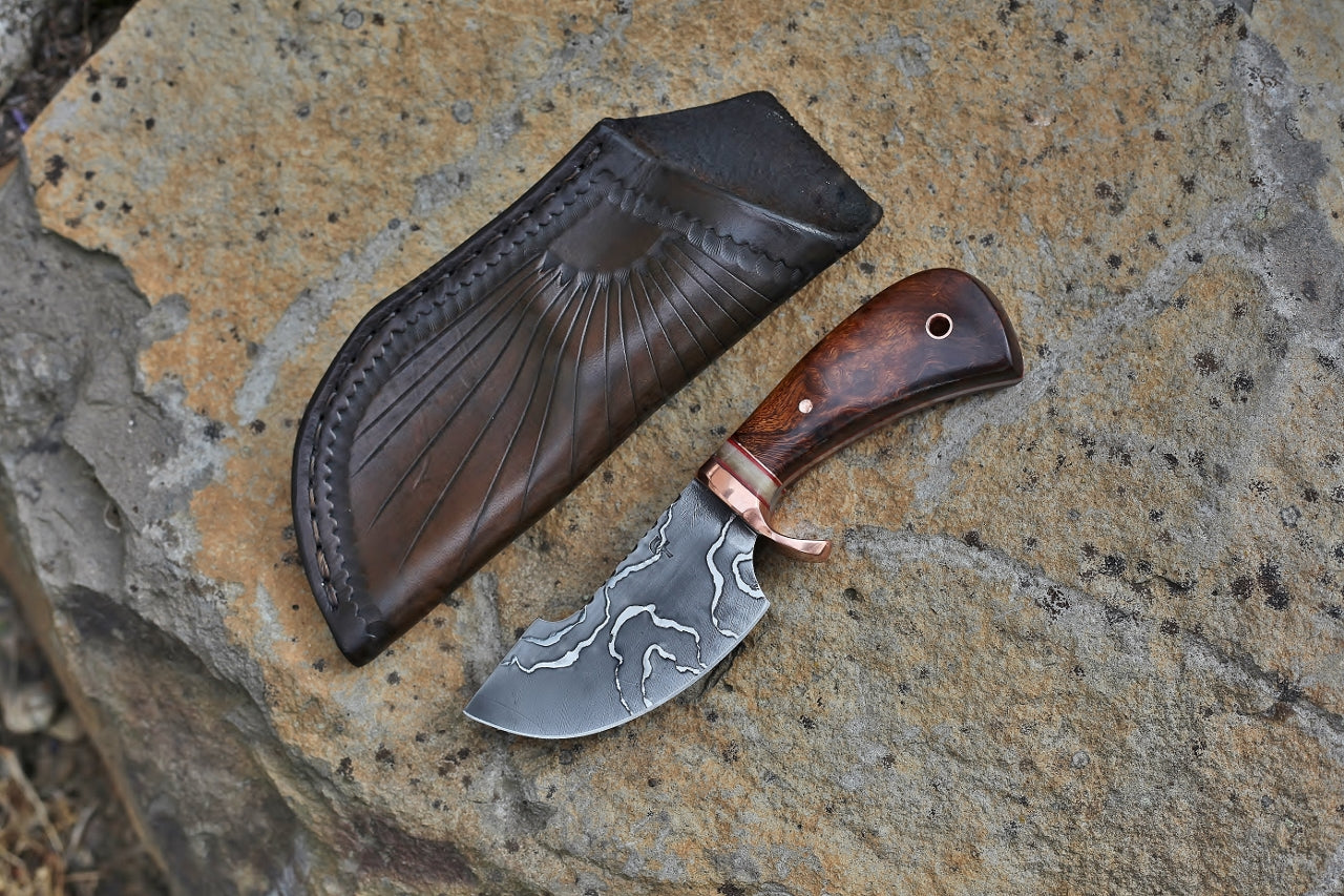 3 Finger skinner, ironwood