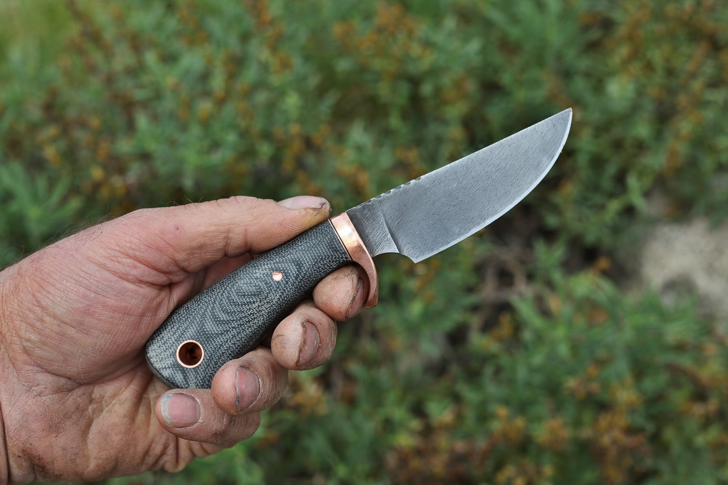 3 finger utility, canvas micarta
