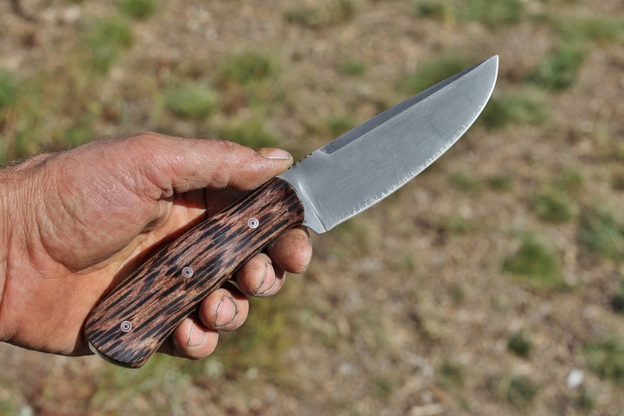 Utility, 4.75 inch blade, black palm wood