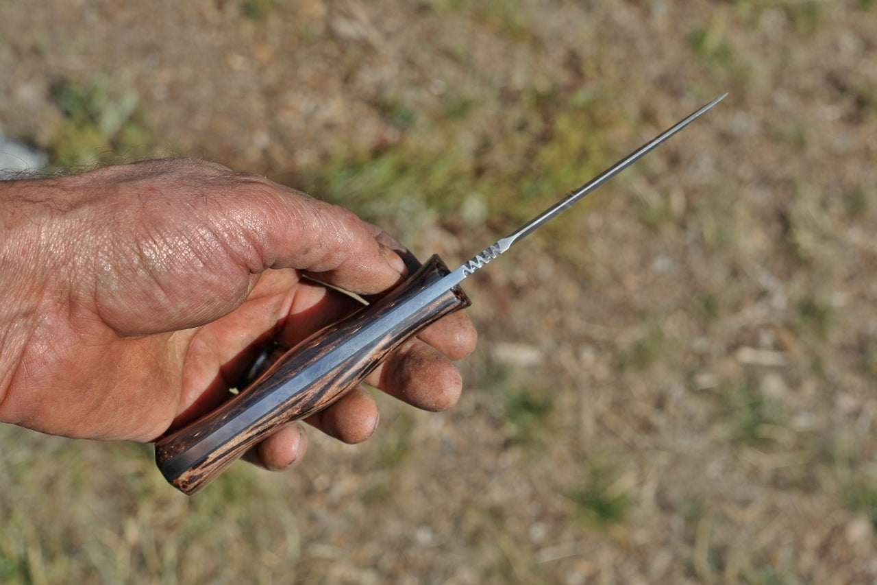 Utility, 4.75 inch blade, black palm wood