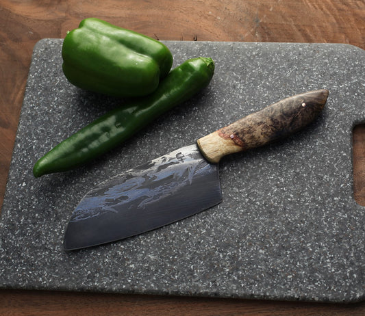 5.5 inch Camp/Chef, box elder burl