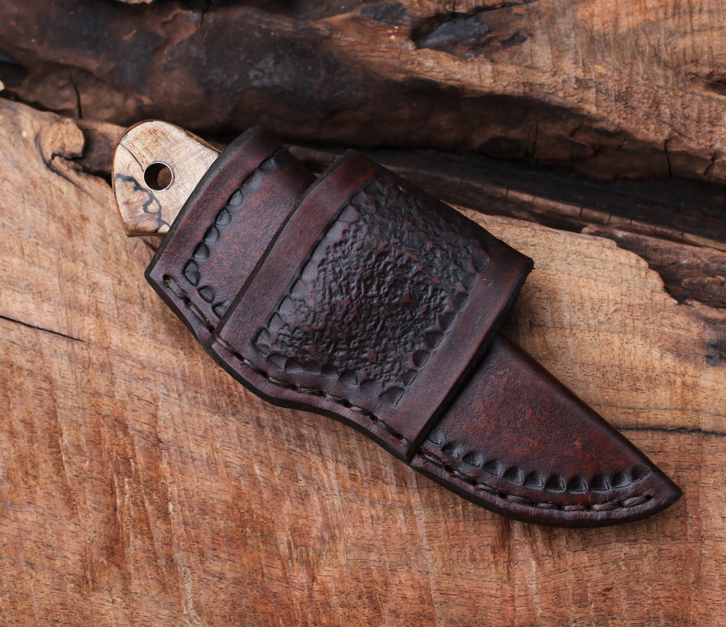 Little Guy with spalted maple, EDC