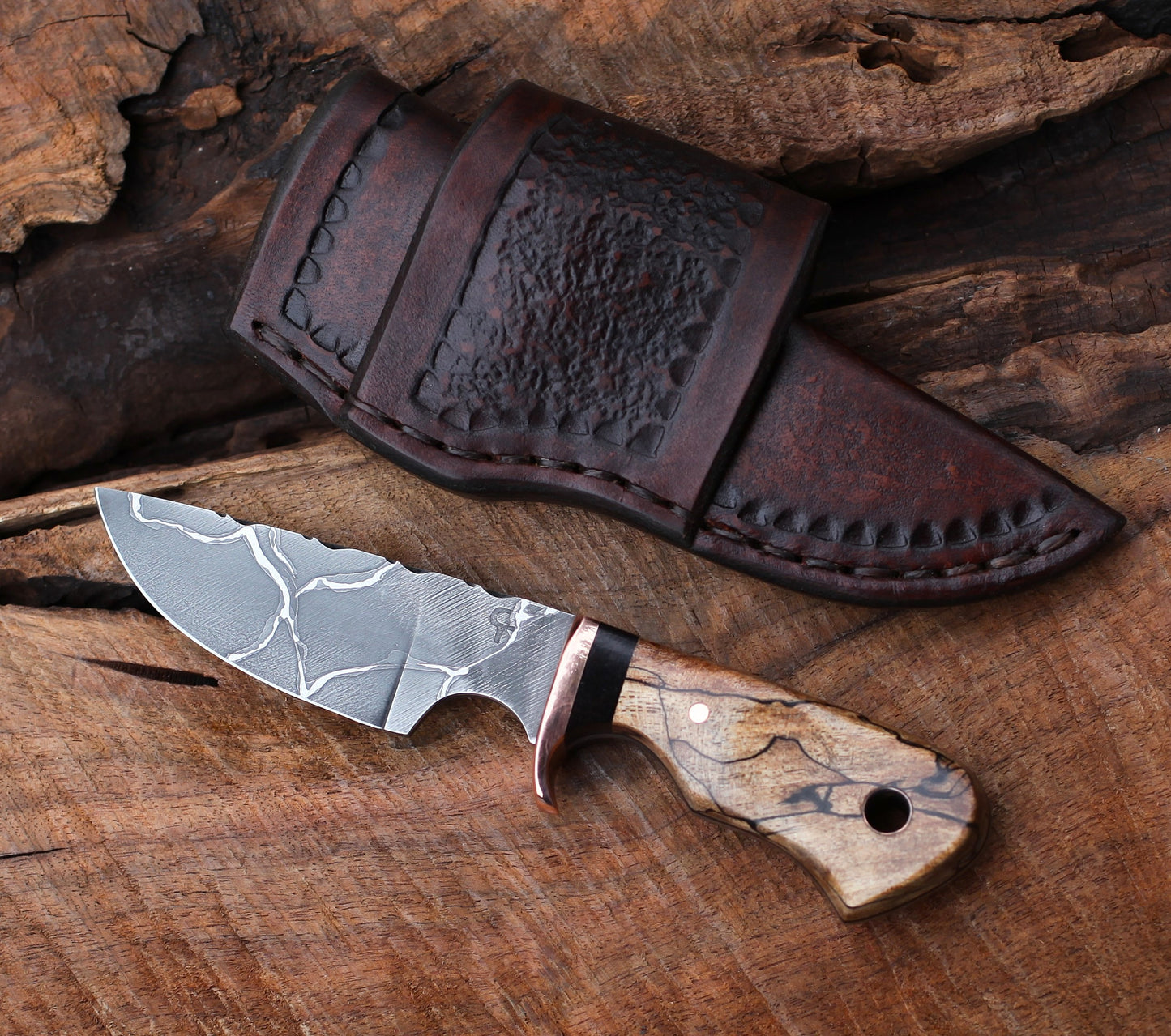 Little Guy with spalted maple, EDC