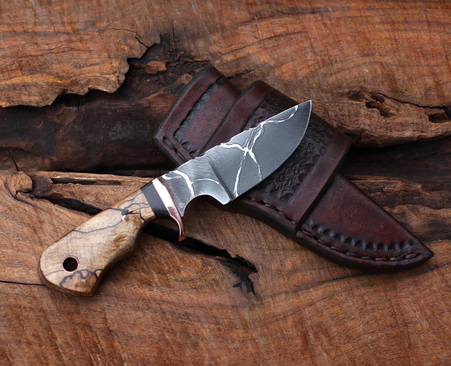 Little Guy with spalted maple, EDC