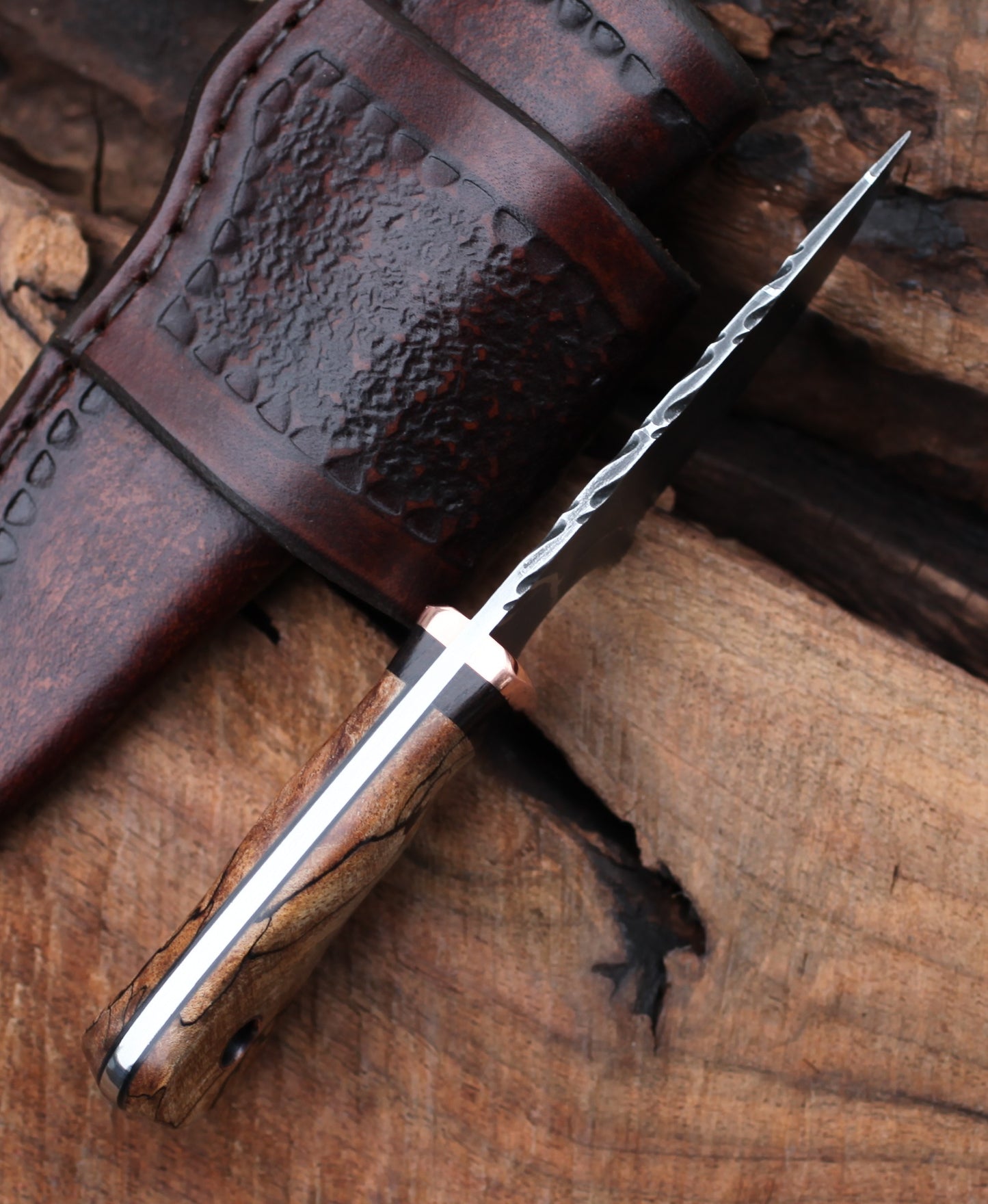 Little Guy with spalted maple, EDC