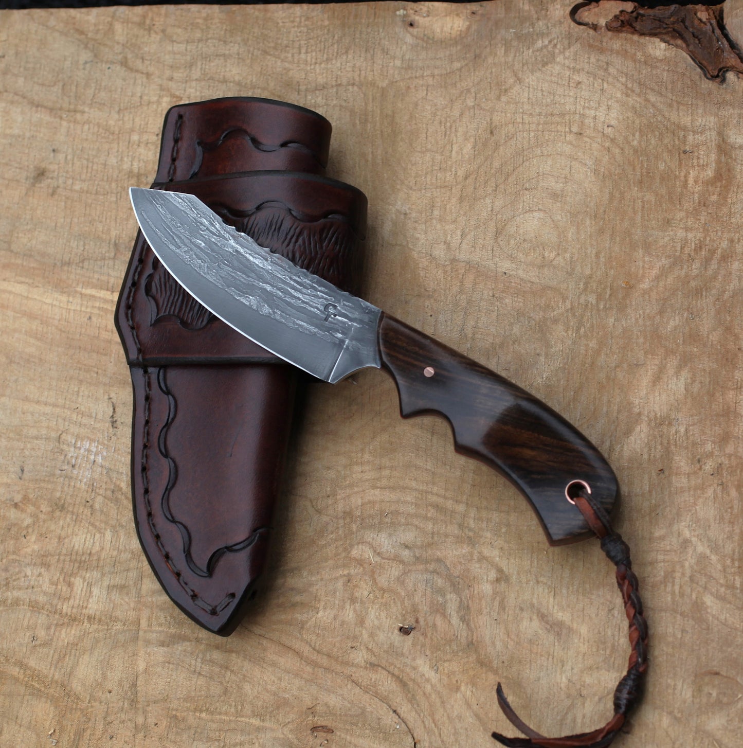 Spay point hunter, figured redwood