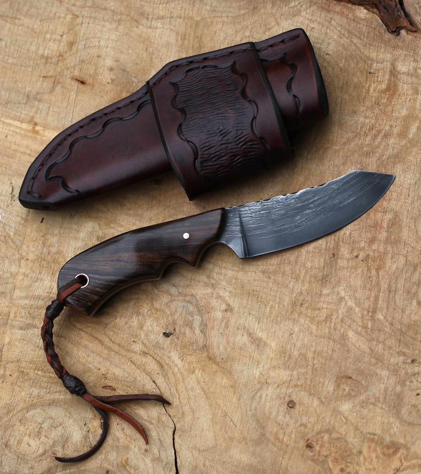 Spay point hunter, figured redwood