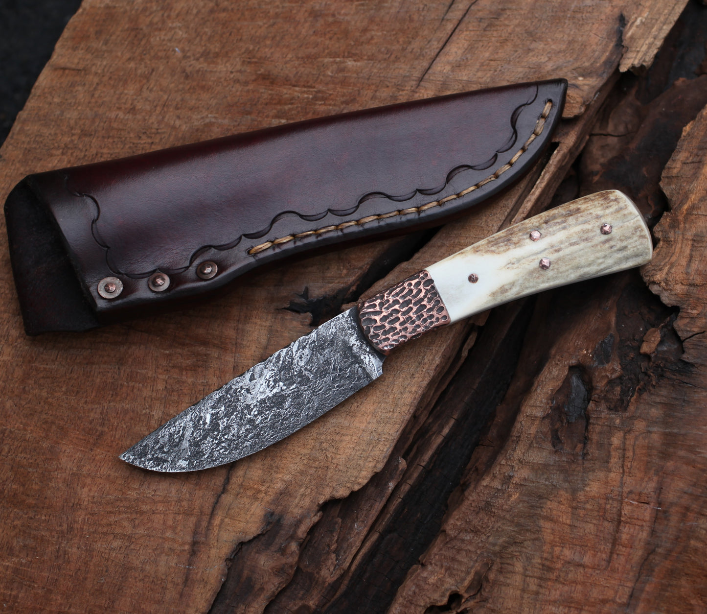 Custom hunter in copper and elk