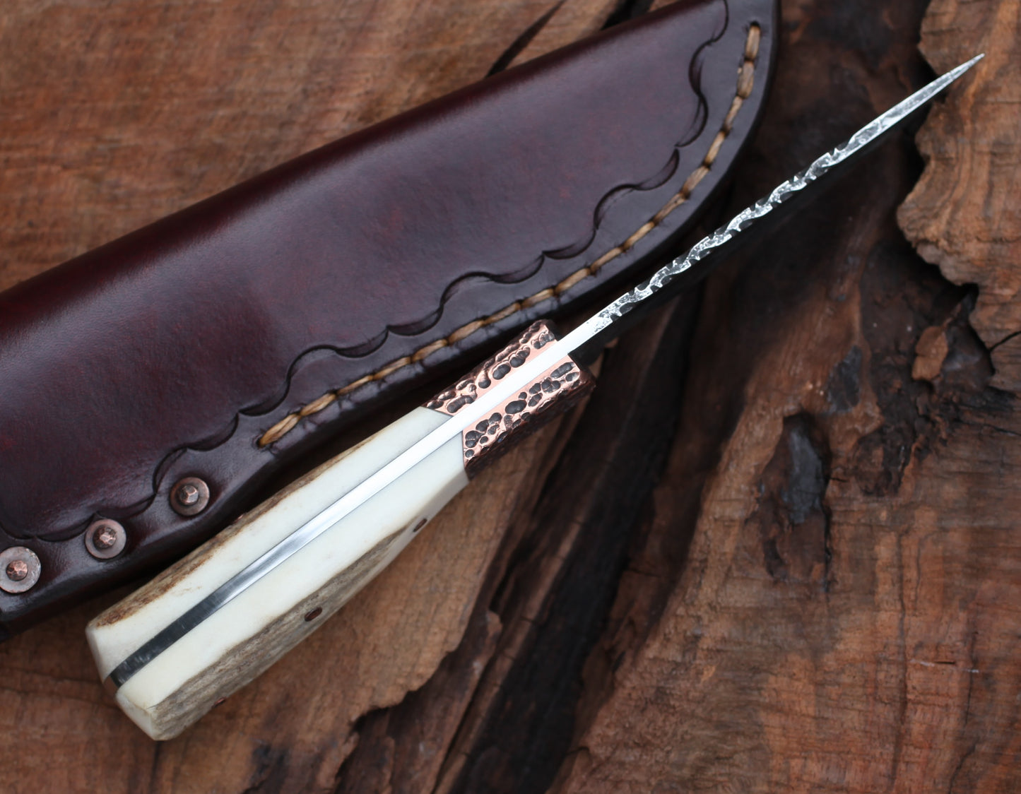 Custom hunter in copper and elk