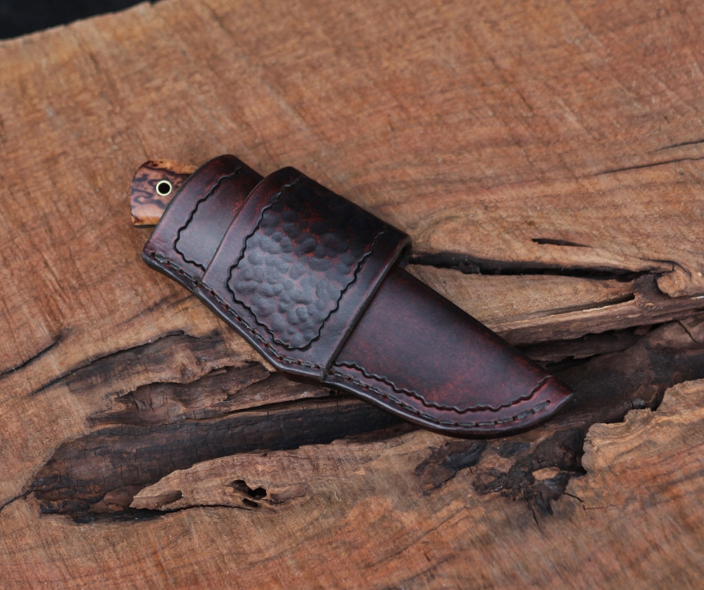 Custom spay point utility/hunter, spalted cherry