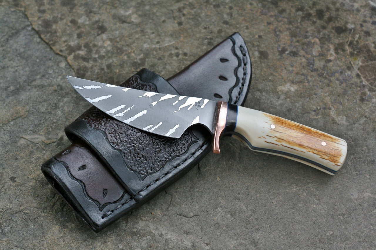 EDC Custom Utility Knife with Mammoth Ivory – C Thomas Knives