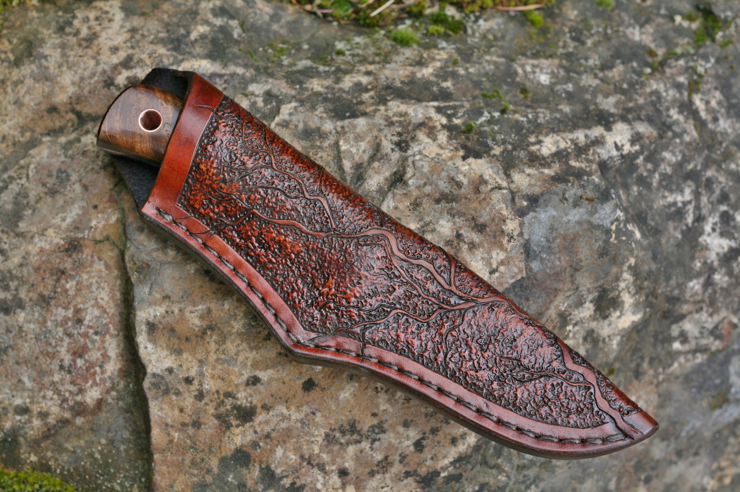 Large Game hunter, figured oak