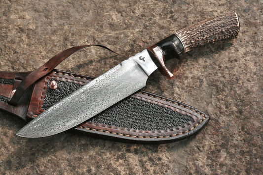 Fancy fighter, elk and African horn