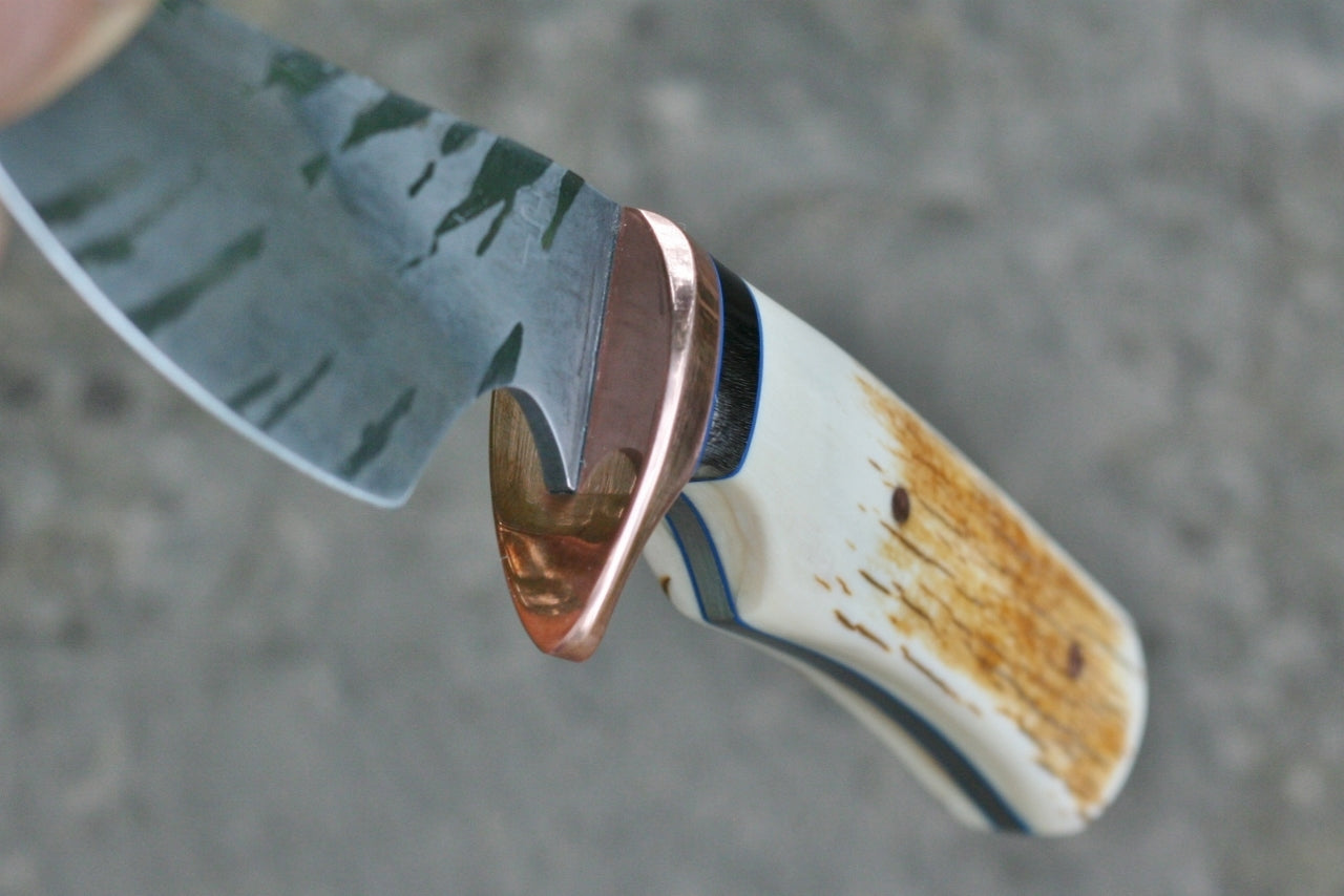 EDC Custom Utility Knife with Mammoth Ivory