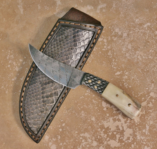 Custom Upswept skinner knife